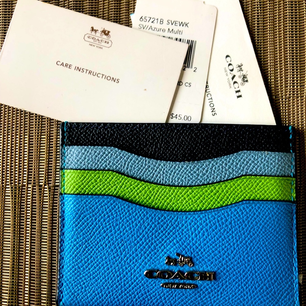 Coach card holder.